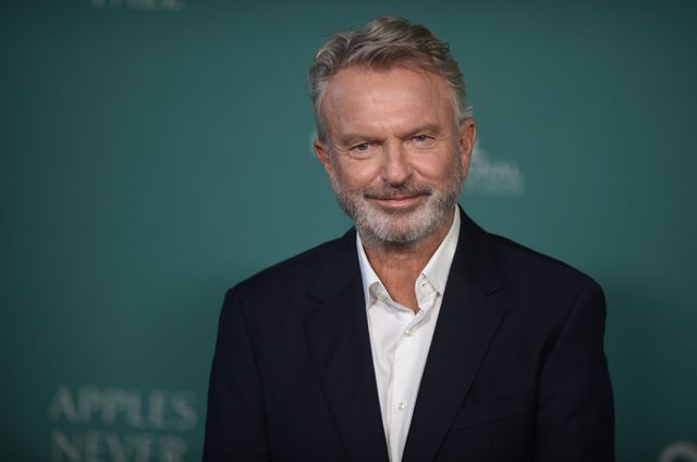 FILE - Sam Neill arrives at the premiere of “Apples Never Fall” on March 12, 2024, in Los Angeles. (Photo by Richard Shotwell/Invision/AP, File)