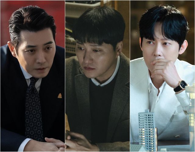 ‘김부장’ 주상욱·‘결혼의 완성’ 김대명·‘아파트’ 박병은, 사진제공｜SBS·KBS·JTBC