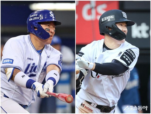 삼성 최형우(왼쪽)와 KT 최원준이 각 팀의 상위권 질주를 이끌고 있다. 사진제공｜삼성 라이온즈·KT 위즈