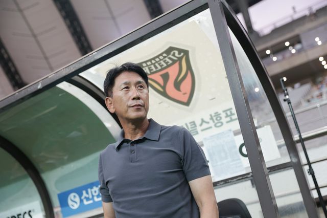 박태하 포항 감독은 22일 서울월드컵경기장서 열린 서울전서 1-3으로 패한 뒤 담담하게 패배를 받아들였다. 사진제공│한국프로축구연맹
