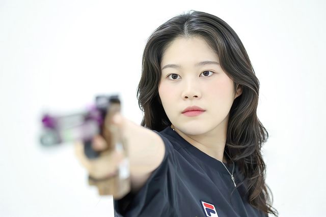 한국 사격대표팀이 23일 아이치현 종합사격장서 열린 대회 사격 여자 10m 공기권총 개인전 예선 겸 단체전서 총점 1730점으로 2위를 차지했다. 사진은 추가은. 사진제공｜대한사격연맹
