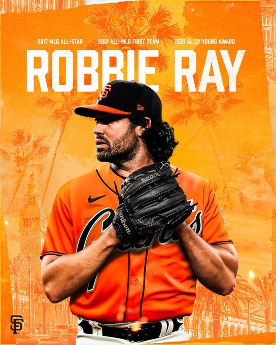 트레이드로 샌프란시스코 유니폼을 입게 된 로비 레이. 사진=샌프란시스코 공식 SNS