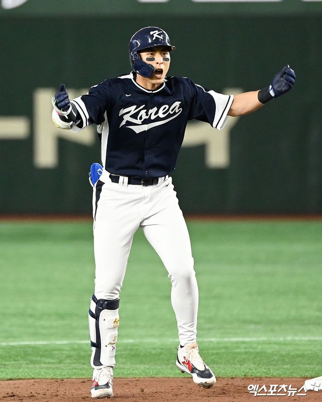 지난해 3월 일본 도쿄돔에서 열린 2023 월드베이스볼클래식(WBC)에 출전했던 이정후. 엑스포츠뉴스 DB