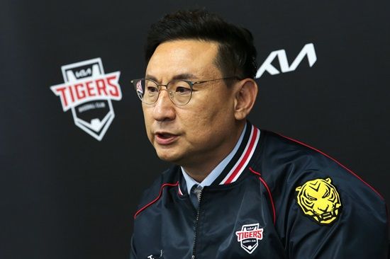 지난해 5월 부임한 심재학 KIA 타이거즈 단장. KIA 타이거즈