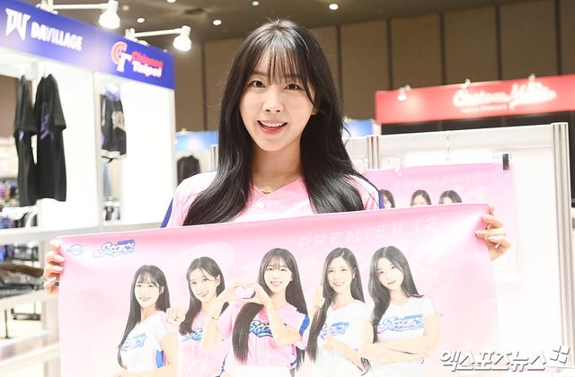 안지현 치어리더. 대만에서 활동하고 있는 한국 치어리더 중 한 명으로 현지에서 뜨거운 관심을 받고 있다. 타이베이(대만), 박지영 기자