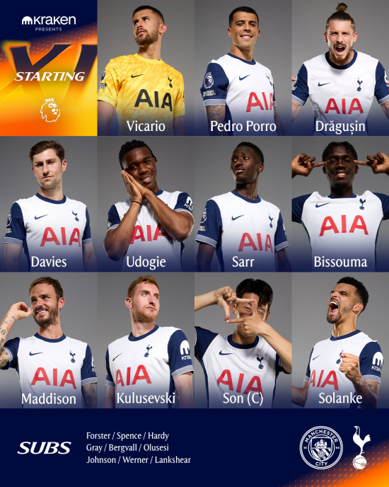 토트넘 홋스퍼 라인업