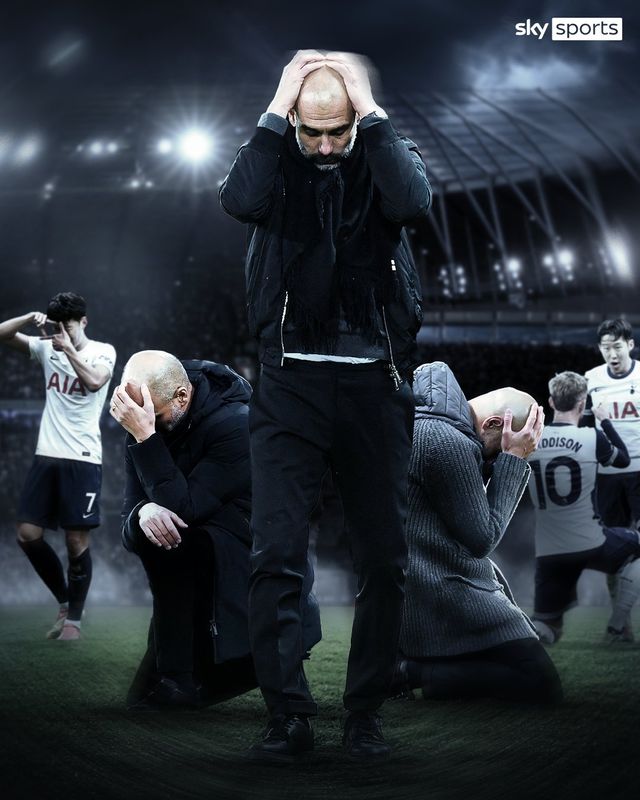 맨시티가 24일(한국시간) 영국 맨체스터에 있는 에티하드 스타디움에서 열린 토트넘 홋스퍼와의 2024-2025시즌 프리미어리그 12라운드 홈 경기에서 0-4 대패를 당했다.&nbsp; 공식전 5연패 수렁에 빠진 맨시티는 리그에서도 3연패에 빠졌다. 맨시티는 2위(7승 2무 3패·승점 23)에 머물렀다. 스카이스포츠