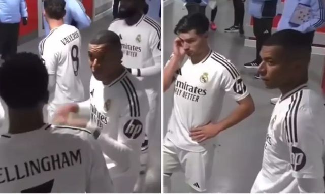 글로벌 매체 스포츠 바이블에 따르면 몇몇 팬들은 킬리안 음바페가 레알 마드리드 동료들로부터 무시 당하고 있는 것 같다고 주장했다. 지난 28일 레알과 리버풀(잉글랜드) 간의 2024-2025시즌 유럽축구연맹(UEFA) 챔피언스리그 리그 페이즈 5차전 후반전을 앞두고 음바페가 터널에서 주드 벨링엄과 이야기를 나누려고 했지만 벨링엄이 이를 무시하는 듯한 장면이 포착됐다. 스포츠바이블