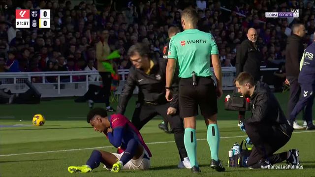 발데가 30일(한국시간) 스페인 바르셀로나에 있는 에스타디 올림픽 루이스 콤파니스에서 열린 바르셀로나와 라스팔마스와의 2024-2025시즌 라리가 15라운드 홈 경기에서 왼쪽 수비수로 선발 출장했다.&nbsp; 발데는 전반 25분경, 상대 산드로 라미레즈와 볼을 다투던 과정에서 쓰러졌다. 그는 상대 어깨에 목이 눌리면서 기침을 했다.&nbsp;발데는&nbsp;피를 토했고 빠르게 의무팀과 들것이 들어왔다. 그는 들것에 실려 나가 제라르드 마르틴과 교체됐다.&nbsp;중계화면 캡쳐