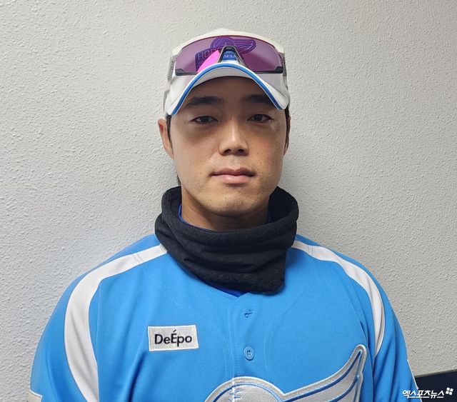 삼성 포수 김민수는 외사촌 동생 키움 투수 정현우를 향한 애정을 드러냈다. 사직, 박정현 기자