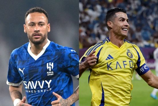 스페인 매체 '스포르트'가 7일(한국시간) 사우디 명문 팀 알힐랄이 부상으로 신임하는 네이마르를 1월에 팔고 또 다른 대형 슈퍼스타 크리스티아누 호날두를 영입하려 한다고 보도했다.&nbsp;연합뉴스