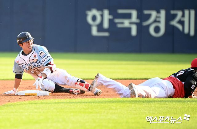 2009년부터 올해까지 16년 동안 두산 베어스에서 활약했던 내야수 허경민이 8일 KT 위즈로 FA 이적했다. KT는 허경민 영입을 통해 지난 7일 한화 이글스로 FA 이적한 심우준의 공백을 곧바로 메웠다. 베테랑 김상수가 주전 유격수, 허경민은 3루수로 3유간을 지킬 것으로 예상된다.&nbsp;사진 엑스포츠뉴스 DB