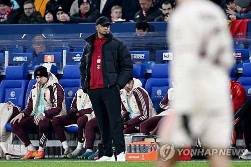 뮌헨이 11일(한국시간) 독일 겔젠키르헬에 있는 아레나 아우프샬케에서 열린 샤흐타르 도네츠크(우크라이나)와의 2024-2025시즌 유럽축구연맹(UEFA) 챔피언스리그 리그 페이즈 6차전에서 5-1 대승을 거뒀다.&nbsp;연합뉴스