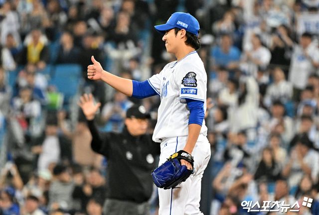 삼성 투수 원태인은 해외 진출을 꿈꾼다. 다만, 무작정 가겠다는 건 아니다. 더욱 발전해 가겠다는 각오를 다졌다. 그래서 원태인의 야구가 더 기대된다. 엑스포츠뉴스 DB 