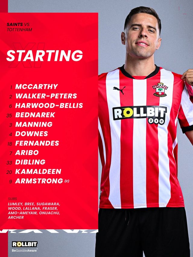 사우샘프턴 라인업