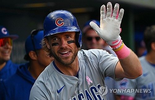 미국 스포츠 전문 매체 'CBS 스포츠'가 15일(한국시간) 올 시즌까지 미국 메이저리그 시카고 컵스에서 뛰었던 거포 내야수 패트릭 위즈덤이 KBO리그 KIA 타이거즈와 계약을 맺었다고 보도했다. 사진 연합뉴스