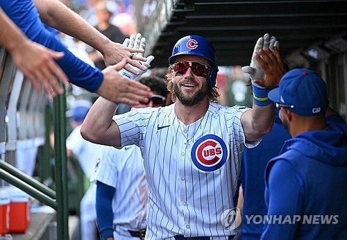 미국 스포츠 전문 매체 'CBS 스포츠'가 15일(한국시간) 올 시즌까지 미국 메이저리그 시카고 컵스에서 뛰었던 거포 내야수 패트릭 위즈덤이 KBO리그 KIA 타이거즈와 계약을 맺었다고 보도했다. 사진 연합뉴스