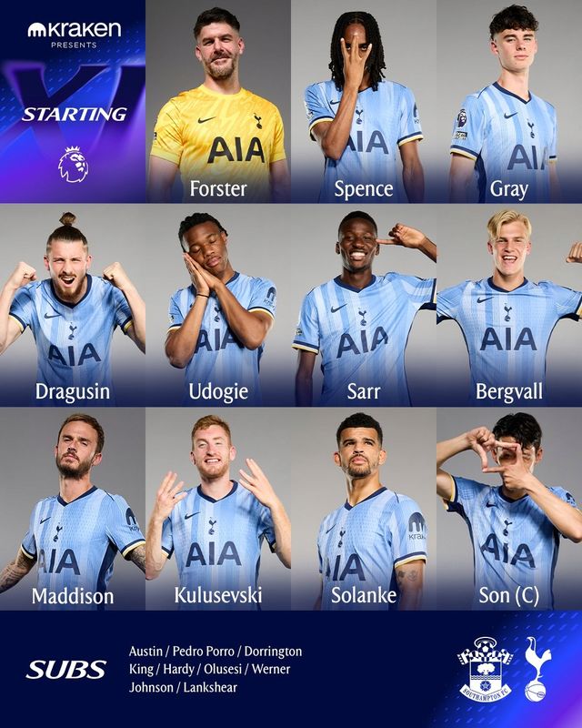 토트넘 홋스퍼 라인업