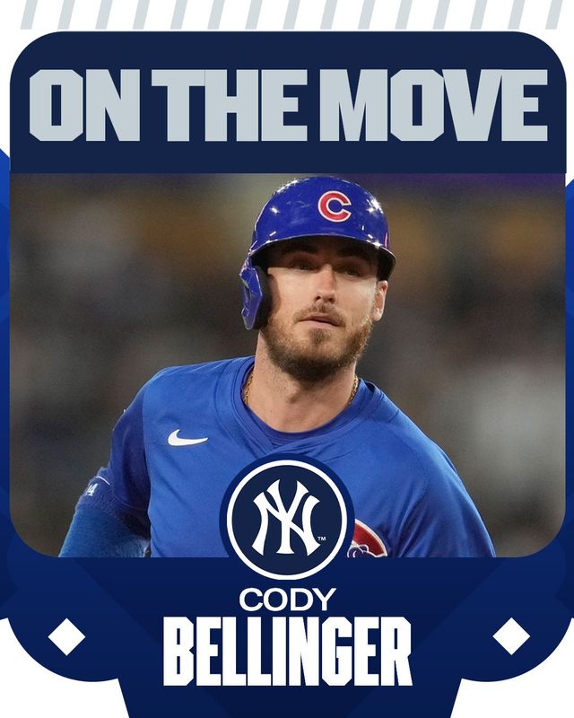 미국프로야구 메이저리그 뉴욕 양키스와 시카고 컵스가 18일 트레이드에 합의했다. 양키스는 컵스로부터 2025시즌 연봉 500만 달러를 받는 조건으로 벨린저를 데려왔으며, 우완투수 코디 포티를 컵스에 내줬다. 메이저리그 공식 SNS