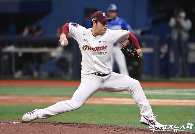 지난 19일 키움 히어로즈에서 KIA 타이거즈로 트레이드 된 투수 조상우. 사진 엑스포츠뉴스 DB