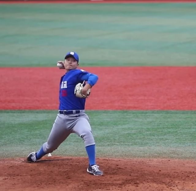 배명고 우완 이세민의 투구 장면. 선수 본인 제공