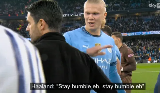 영국 매체 스포츠 바이블이 27일(한국시간) 팬들이 홀란이 페널티킥을 실축한 이유가 상대 수비 셰이머스 콜먼과의 대화가 먹혀들었다고 생각한다고 보도했다. SNS