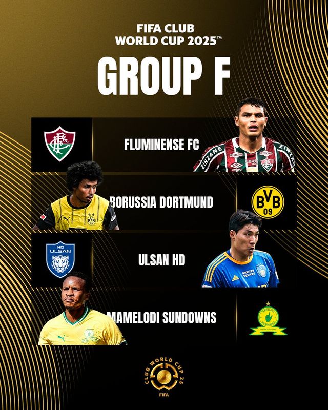 울산이 6일(한국시간) 미국 플로리다주 마이애미에 있는 텔레문도 센터에서 열린 대회 조 추첨식에서 도르트문트(독일), 플루미넨시(브라질), 마멜로디 선다운스(남아프리카공화국)와 F조에 속했다.&nbsp;FIFA