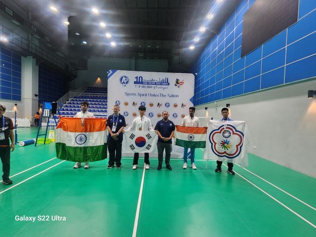 배드민턴 서명서 선수가 아시아태평양농아인게임 남자 단식 금메달을 차지했다. 대한장애인체육회