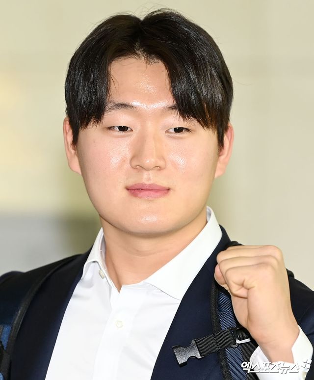 2024 KBO 신인드래프트에서 1라운드 전체 2순위로 두산 베어스에 입단한 투수 김택연. 엑스포츠뉴스 DB