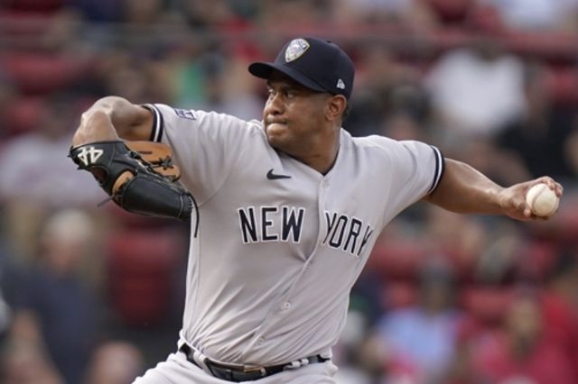 양키스 시절 페랄타의 투구 모습. AP 연합뉴스