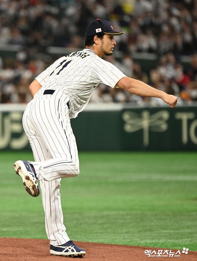 지난해 3월 열린 2023 월드베이스볼클래식에 일본 대표팀 소속으로 출전했던 미국 메이저리그 샌디에이고 파드리스 소속 투수 다르빗슈 유. 사진 엑스포츠뉴스 DB