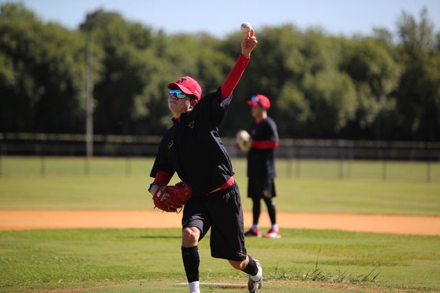 2일 호주 캔버라 나라분다 볼파크에서 진행된 KIA 타이거즈 스프링캠프, 양현종이 훈련을 하고 있다. KIA 타이거즈 제공