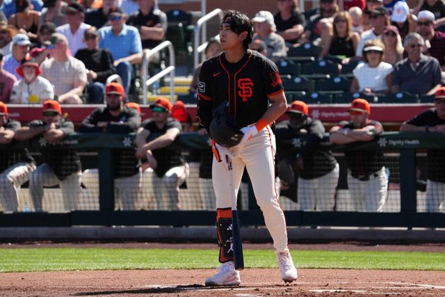 이정후는 2일 미국 애리조나주 스코츠데일 스타디움에서 열린 2024 미국프로야구 메이저리그 텍사스와의 홈 시범경기에 1번타자 겸 중견수로 선발 출전해 3타수 1안타를 기록했다. 3경기 연속 안타 행진을 이어간 이정후의 시범경기 성적은 9타수 4안타 타율 0.444 1홈런 1타점이 됐다. USA투데이스포츠 연합뉴스