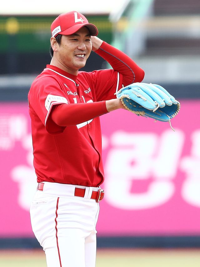 SSG 랜더스 투수 김광현. 11일 수원 KT위즈파크에서 열린 2024 신한 SOL BANK KBO리그 시범경기 KT 위즈와의 원정 경기에서 3이닝 2피안타 2탈삼진 무실점으로 호투했다. 사진 SSG 랜더스 제공