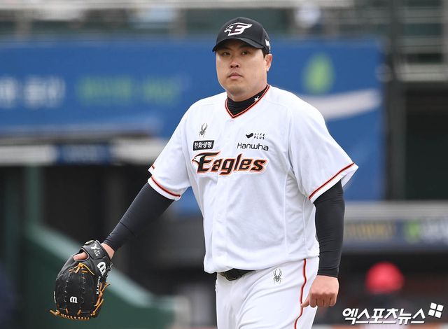 한화 이글스 투수 류현진. 3월 12일 대전 한화생명이글스파크에서 열린 2024 신한 SOL Bank KBO리그 KIA 타이거즈와 시범경기에서 4이닝 1실점으로 호투했다. 엑스포츠뉴스DB