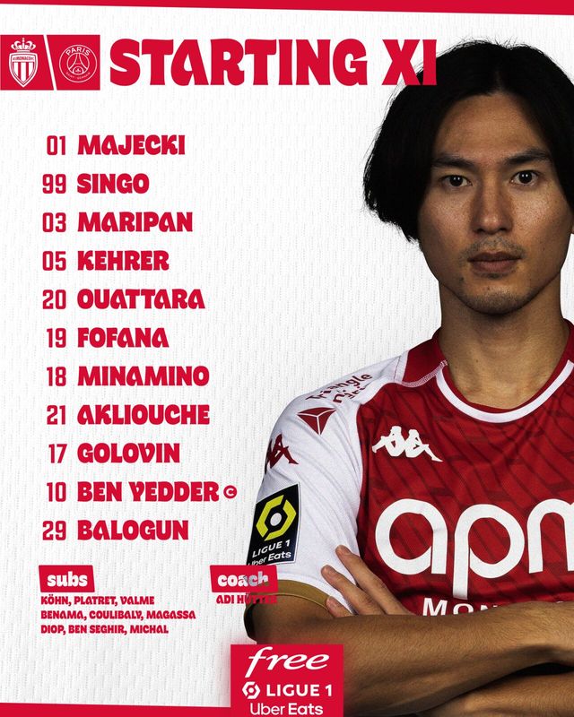 파리 생제르맹은 2일 모나코 스타드 루이 2세에서 열린 AS모나코와의 2023-24시즌 리그1 24라운드 원정 경기에서 0-0으로 비겼다. 이강인은 후반 막판 투입돼 5분만 뛰었고, 킬리안 음바페는 45분만 소화하고 교체됐다. 모나코