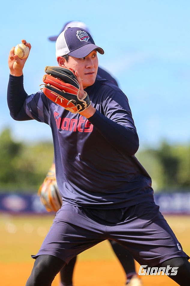 상무 야구단에서 전역 후 롯데 자이언츠 주전 1루수 자리를 꿰찬 나승엽. 롯데 자이언츠 제공