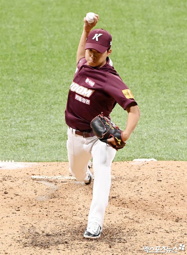 키움 신인 투수 김연주. 엑스포츠뉴스 DB