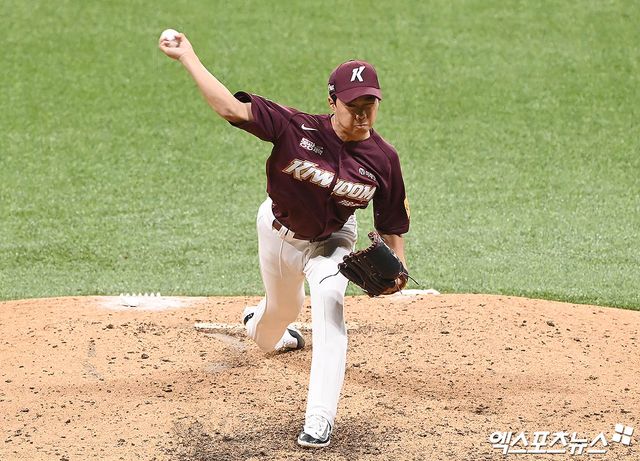 키움 신인 투수 김연주. 엑스포츠뉴스 DB