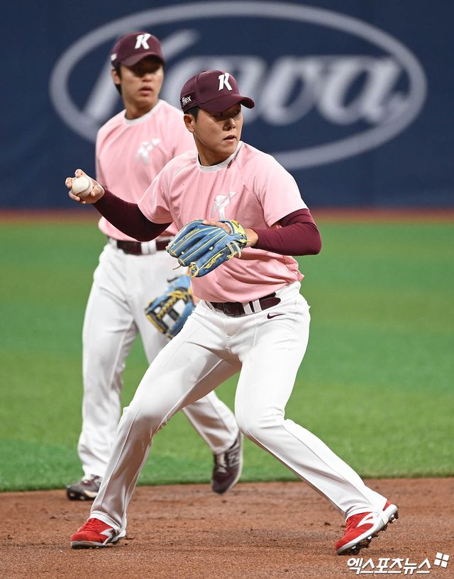 키움 신인 내야수 이재상. 엑스포츠뉴스 DB