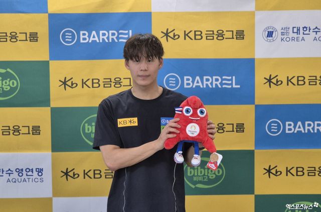 26일 경북 김천 실내수영장에서 열린 2파리 올림픽 수영 경영 국가대표 선발대회 자유형 200m 결승에서 4위에 오른 김영현. 사진 엑스포츠뉴스