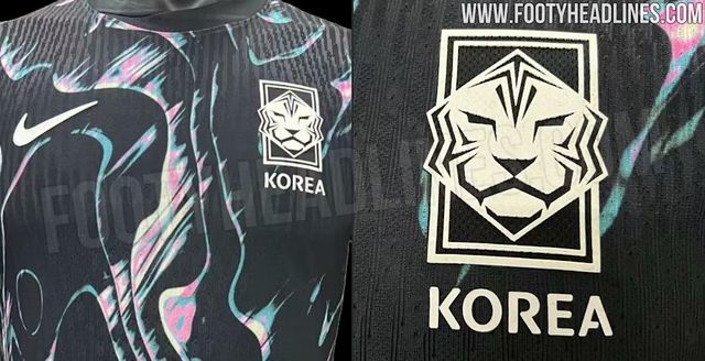 유니폼 전문 사이트 푸티 헤드라인즈가 8일(한국시간) 대한민국 축구 국가대표팀의 2024년 새 원정 유니폼 유출샷을 공개했다.&nbsp; 매체는 한국의 새 원정 유니폼이 오늘 유출됐다. 용품 스폰서 나이키가 제작했으며 2024년부터 A매치에 입을 예정이라며 새 원정 유니폼을 소개했다.&nbsp;푸티헤드라인즈