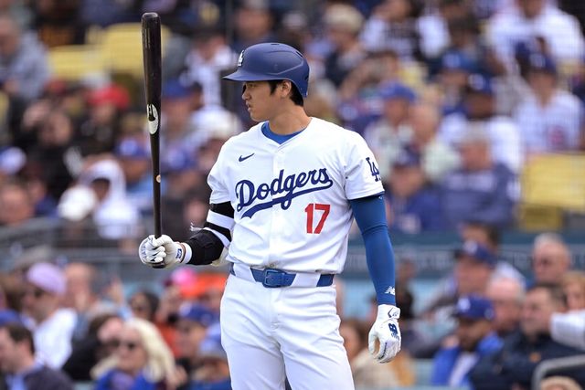다저스는 6회말 오타니의 장타를 시작으로 득점의 문을 열었다. 연합뉴스 AP