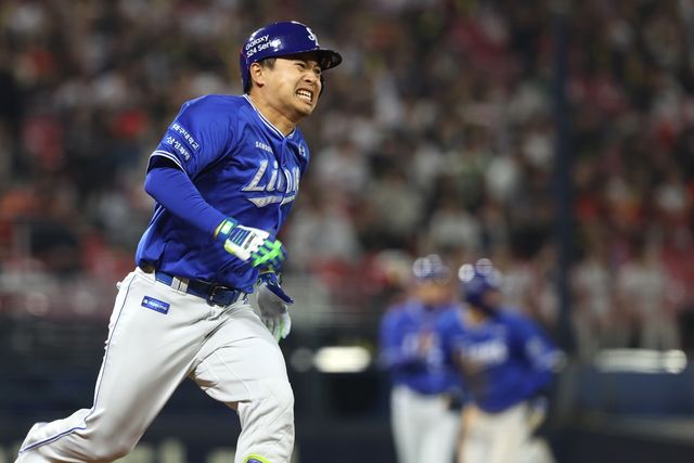 김헌곤은 9일 사직구장에서 열린 '2024 신한 SOL Bank KBO 리그' 롯데 자이언츠와 주중 3연전 첫 번째 경기에서 3타수 3안타(1홈런) 3타점 2득점 2볼넷을 기록. 팀의 8-1 승리에 혁혁한 공을 세웠다. 엑스포츠뉴스 DB