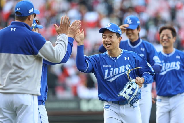 김헌곤은 9일 사직구장에서 열린 '2024 신한 SOL Bank KBO 리그' 롯데 자이언츠와 주중 3연전 첫 번째 경기에서 3타수 3안타(1홈런) 3타점 2득점 2볼넷을 기록. 팀의 8-1 승리에 혁혁한 공을 세웠다. 엑스포츠뉴스 DB