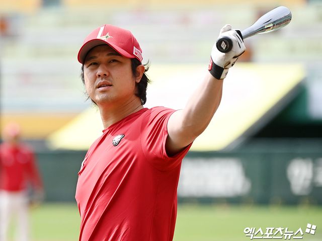 최정은 오는 23~25일 사직구장에서 열릴 '2024 신한 SOL Bank KBO 리그' 롯데 자이언츠와 주중 3연전에 출전을 앞두고 있다. 인천, 김한준 기자
