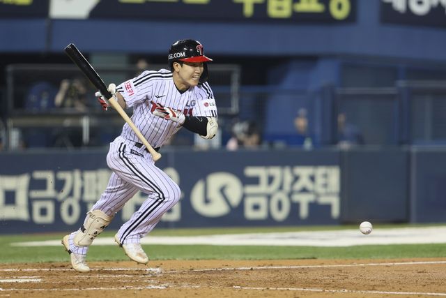 구본혁은 끝내기 안타에도 만족하지 않았다. 원하는 대로 시원한 안타가 나오지 않았기 때문이다. LG 트윈스