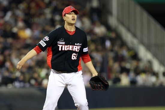 KIA 타이거즈 마무리 투수 정해영. 4월 4일 수원 KT 위즈전 1이닝 무실점 호투로 시즌 4세이브를 수확했다. 사진 KIA 타이거즈