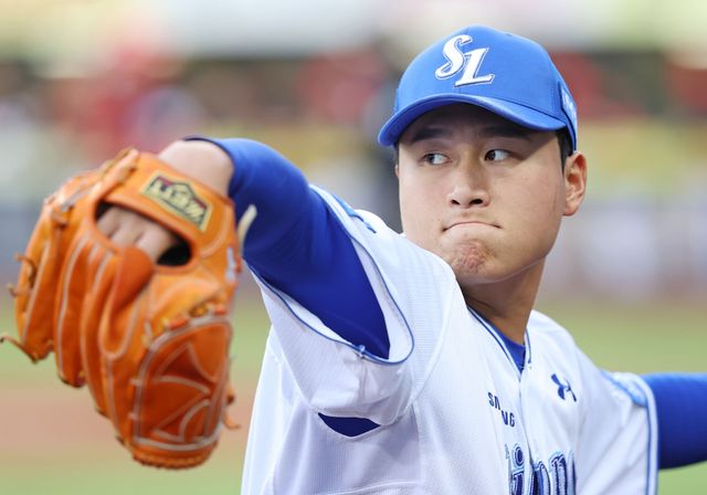 삼성 라이온즈 좌완 영건 이승현. 5월 9일 대구 삼성라이온즈파크에서 열린 2024 신한 SOL Bank KBO리그 KIA 타이거즈와 팀 간 5차전에 선발등판,&nbsp;6이닝 3피안타 3볼넷 3탈삼진 2실점 1자책으로 프로 데뷔 첫 퀄리티 스타트를 기록했다. 사진 삼성 라이온즈 제공