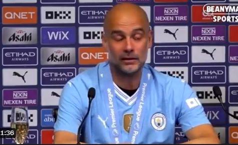 과르디올라 감독이 20일(한국시간) 웨스트햄 유나이티드와의 2023-2024시즌 프리미어리그 최종전 승리로 우승을 차지한 뒤, 기자회견에서 클롭 감독을 떠올리며 눈물을 보였다.&nbsp; 과르디올라 감독이 이끄는 맨시티는 이날 잉글랜드 맨체스터에 있는 에티하드 스타디움에서 열린 웨스트햄과의 리그 최종전에서 3-1로 승리했다. 과르디올라는 리버풀을 떠나는 위르겐 클롭 감독을 떠올리며 눈물을 보였다. 옵터스 스포츠